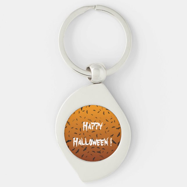 Halloween Bats Key Ring (Front)
