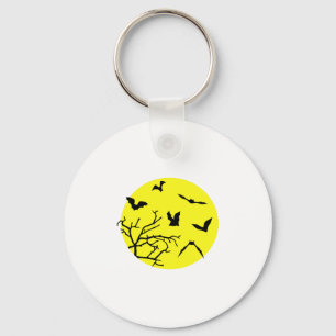 Halloween bats  key ring