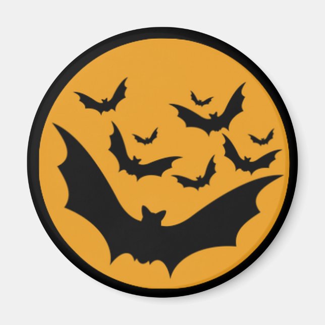 Halloween Bats Magnet (Front)
