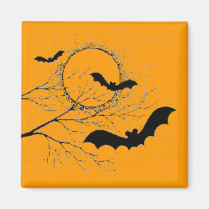 Halloween bats - magnet
