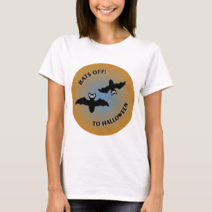 Halloween Bats Orange Blue T-Shirt