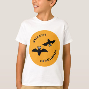 Halloween Bats Orange T-Shirt