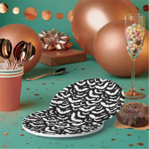 Halloween Bats Paper Plates