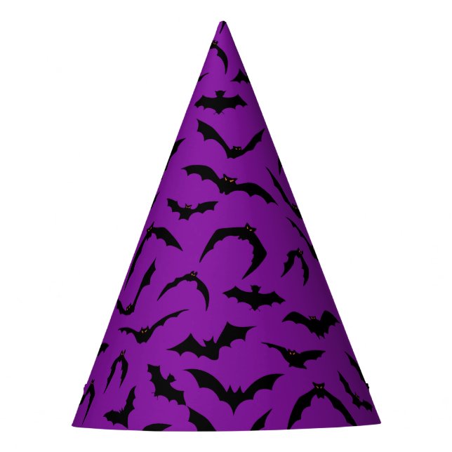 Halloween Bats Party Hat (Front)