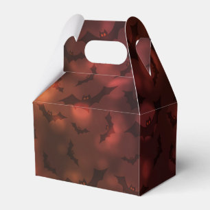 Halloween Bats Pattern Favour Box