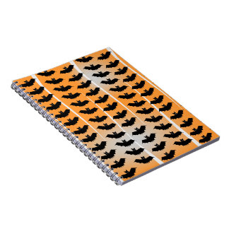 Halloween Bats Pattern Notebook