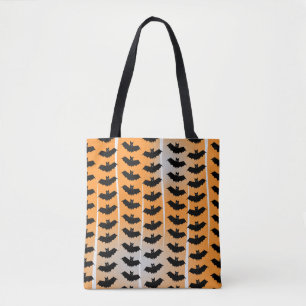 Halloween Bats Pattern Tote