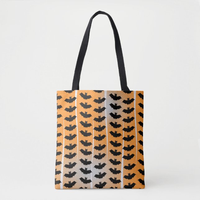 Halloween Bats Pattern Tote Bag (Front)