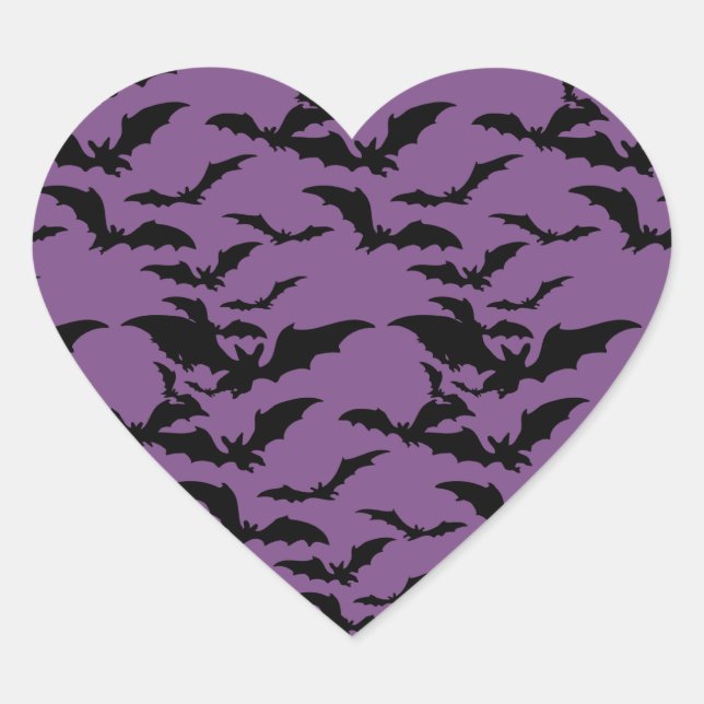 Halloween Bats Sticker (Front)
