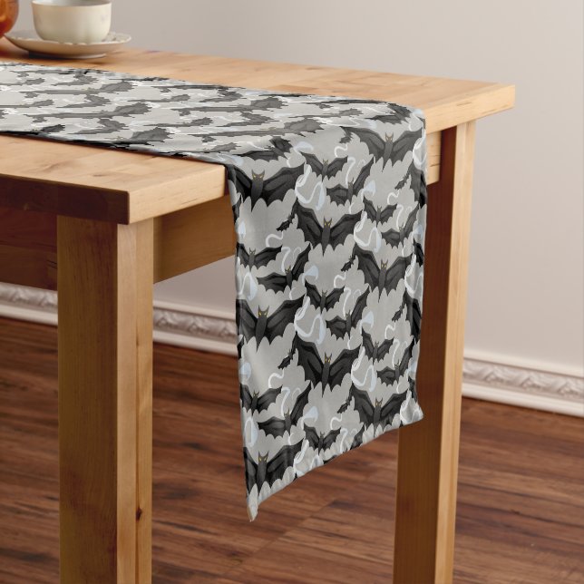 Halloween Bats Table Runner (In Situ)