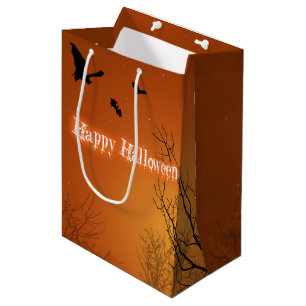 Halloween Bats & Trees - Medium Gift Bag