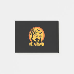 Halloween Be Afraid Halloween Birthday Post-it Notes