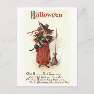 Halloween, Be Children for a Day, Vintage Postcard