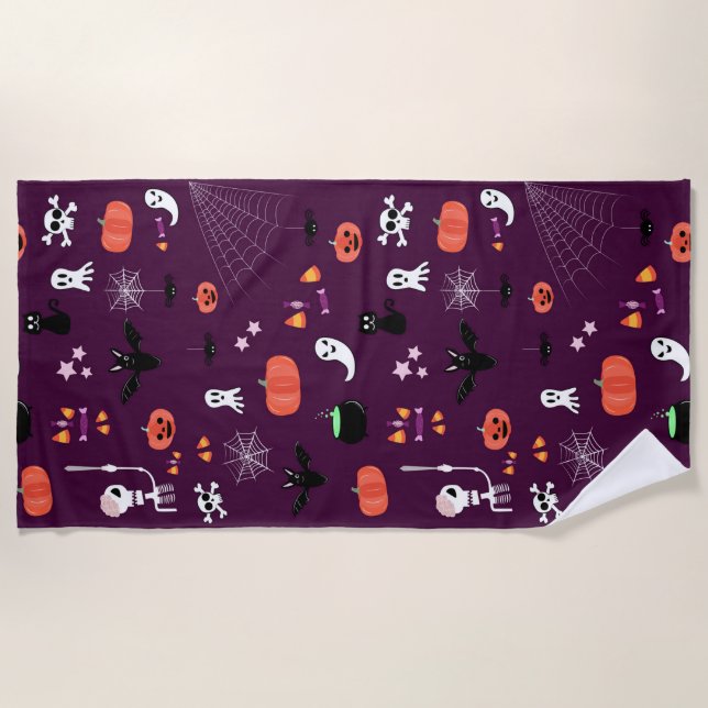 Halloween Beach Towel (Front)