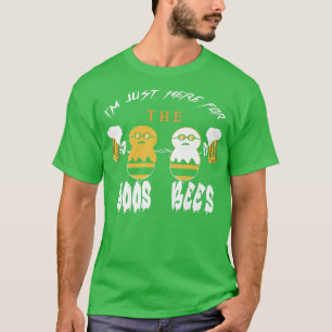 Halloween Beer Drinking I'm Just Here for the Boos T-Shirt