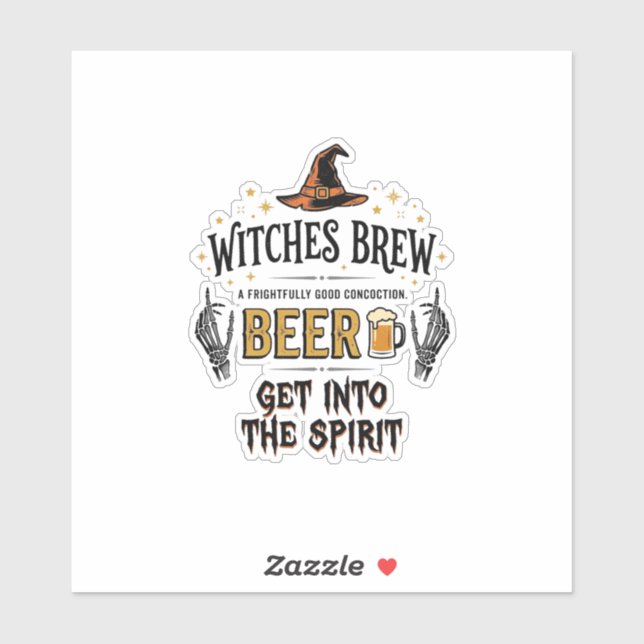 Halloween Beer Hocus Pocus Funny Vintage_1 (Sheet)