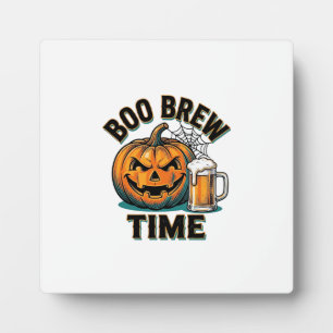 Halloween Beer Shirt Vintage Pumpkin Party Tee_1 Plaque