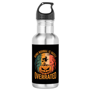 Halloween Being Normal Is Vastly Overrated Witch D 532 Ml Water Bottle