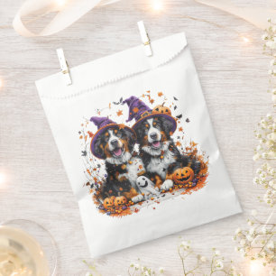 Halloween Bernese Mountain Dogs Witch Ghost Favour Bags