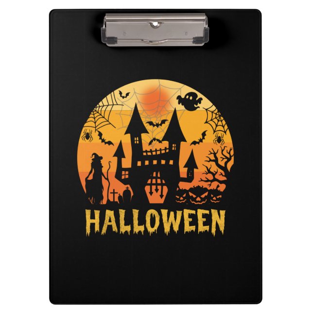 Halloween Best Halloween Birthday Clipboard (Front)
