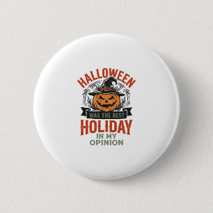 Halloween Best Holiday Vintage Pumpkin Shirt Desig 6 Cm Round Badge