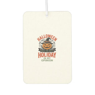 Halloween Best Holiday Vintage Pumpkin Shirt Desig Car Air Freshener