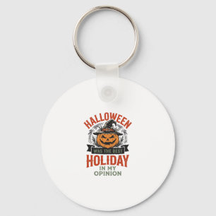 Halloween Best Holiday Vintage Pumpkin Shirt Desig Key Ring
