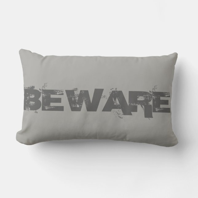 Halloween Beware Lumbar Cushion (Front)