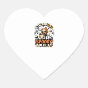 Halloween Big Brother Spooky Debut Heart Sticker