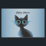 Halloween Big Eyes Black Blue Evil Cat Tissue Paper<br><div class="desc">Halloween Big Eyes Black Blue Evil Cat Tissue Paper. Unique,  beautiful,  stylish design. Easy to be personalised. Font style,  size and colours can be changed. Matching items are available.</div>