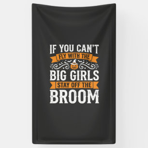 Halloween Big Girls Broom Witch Design_1 Banner