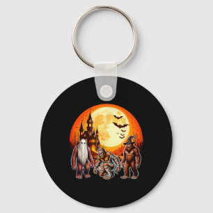 Halloween Bigfoots Horror Boo Ghost Witch Mummy Lo Key Ring