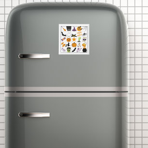 Halloween Bingo Card  Magnet