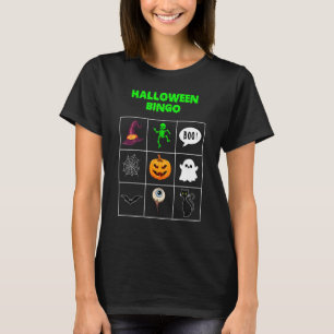 Halloween Bingocard For Kids Trick Or Treat Game T-Shirt