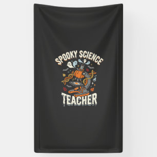 Halloween Biology Teacher Spooky Science Banner