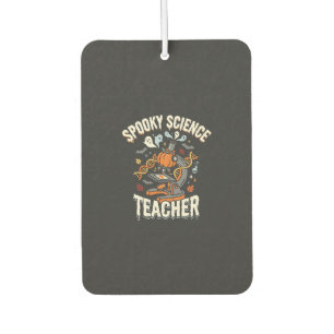 Halloween Biology Teacher Spooky Science Car Air Freshener