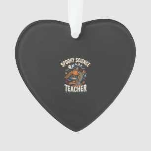 Halloween Biology Teacher Spooky Science Ornament