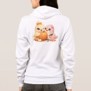 Halloween Bird Friends Zip Hoodie