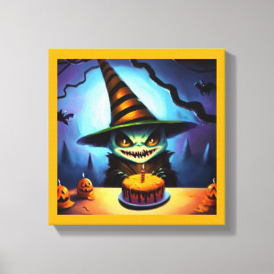 Halloween - Birthday 1 Canvas Print