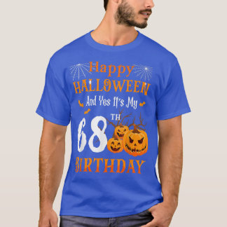 Halloween Birthday 68 year old 68th Papa Nana Pump T-Shirt