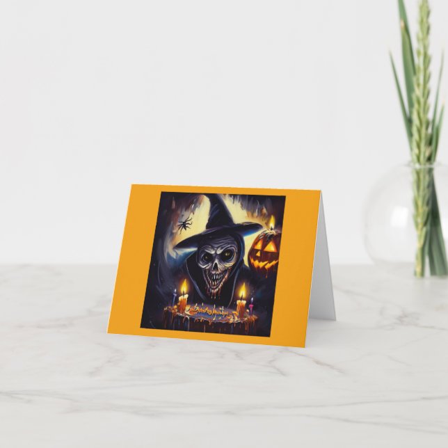 Halloween - Birthday 7 Card (Front)