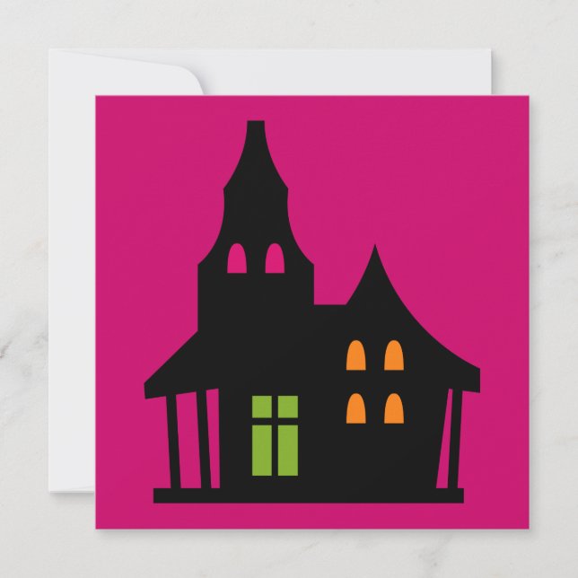 Halloween Birthday Blonde Witch Girl Invitation (Front)