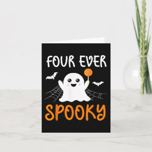 Halloween Birthday Boy  For Toddlers Kids Spooky S Card