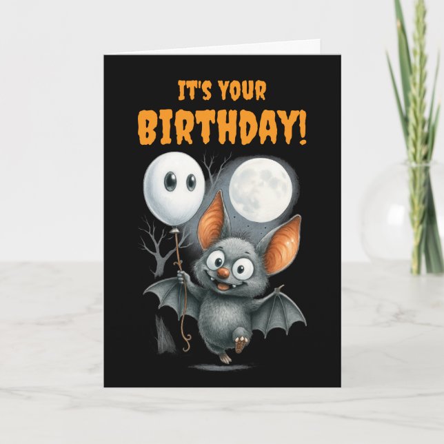 Halloween Birthday Card (Front)