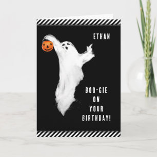 Halloween birthday card