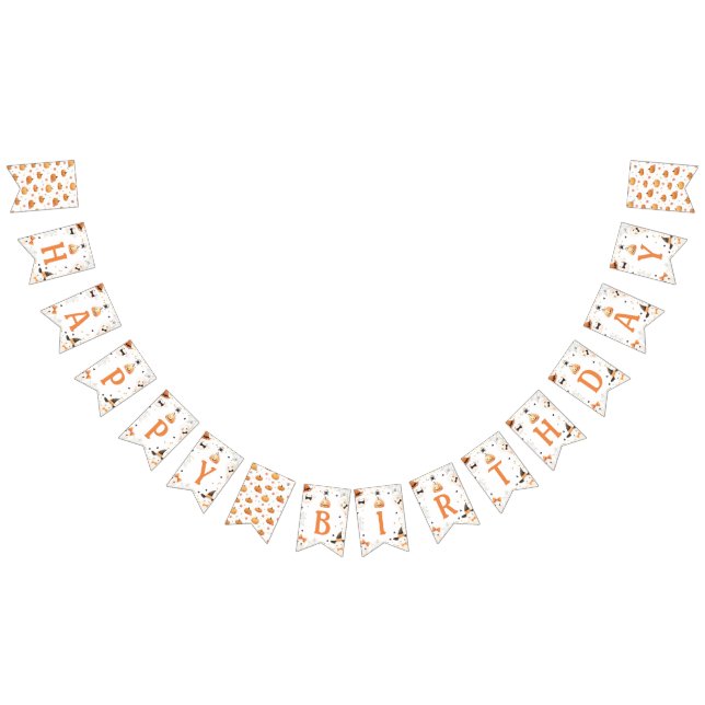 Halloween Birthday Garland Banner (All)