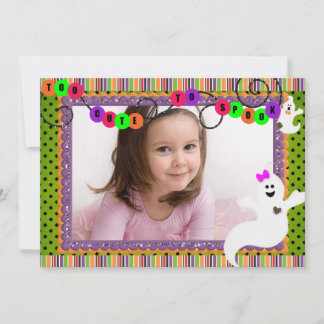 Halloween Birthday Ghoost Invitation
