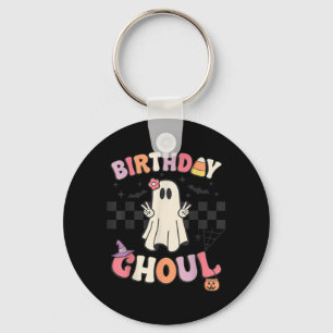 Halloween Birthday Ghoul Bday Party Anniversary Key Ring