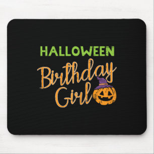 Halloween Birthday Girl Bday Costume Girls Kids To Mouse Pad