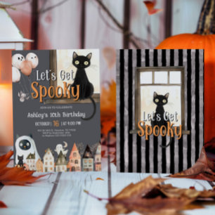 Halloween Birthday Invitation